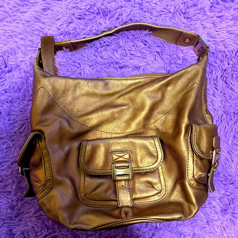 Michael Kors golden bronze bag